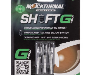 Nockturnal Lighted Nocks Green G 3 pk.