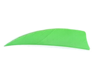 Trueflight Shield Cut Feathers Chartreuse 3 in. LW 100 pk.
