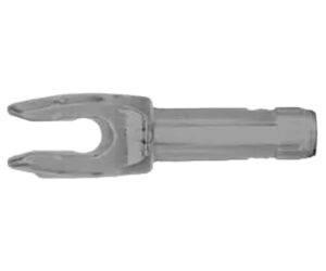 Easton 5mm MicroLite Nocks Smoke 12 pk.