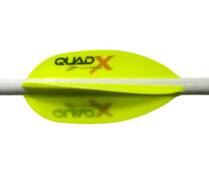 Flex Fletch Quad X Vanes Flo Yellow 50 pk.