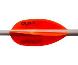 Flex Fletch Quad X Vanes Blaze Orange 50 pk.