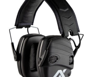 Axil TrackR Electronic Tactical Headmuffs Black