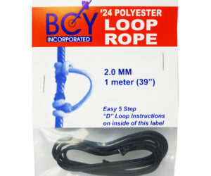 BCY 24 D-Loop Material Black 1m