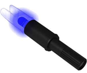 NAP Thunderglo Lighted Nocks Blue Universal Fit 3 pk.