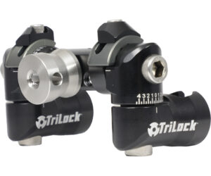 Axcel TriLock Adjustable V-Bar Mount Black