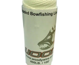 Woody Wire Bowfishing Braided Line 400 lb 100 ft.