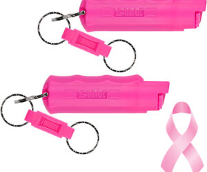 Sabre Key Case Pepper Spray Combo Pack Pink 2 pk.