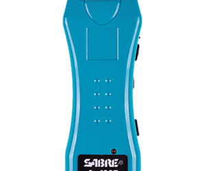 Sabre Dual Capacitor Stun Gun Teal 1.600 uC with LED Flashlight