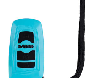 Sabre 3-in-1 Stun Gun Safety Tool Teal 1.154 uC 115 dB Alarm and LED Flashlight