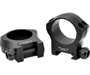 Warne Mountain Tech Scope Rings Matte Black 30mm Medium