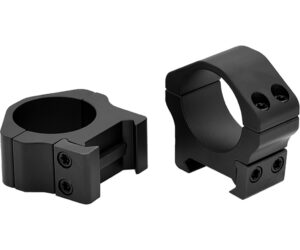 Warne Maxima Horizontal PA Scope Rings Matte Black 1 in. Low