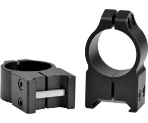 Warne Maxima Vertical PA Scope Rings Matte Black 1 in. High