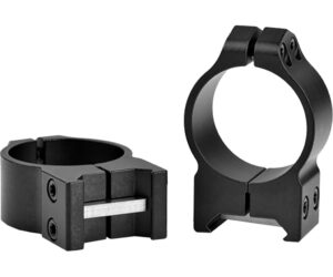 Warne Maxima Vertical PA Scope Rings Matte Black 30mm Medium