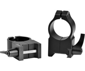 Warne Maxima Vertical Quick Detach Scope Rings Matte Black 1 in. Extra High