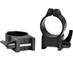 Warne Maxima Vertical Quick Detach Scope Rings Matte Black 30mm High