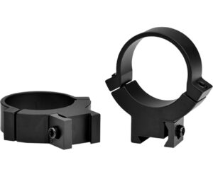 Warne Maxima Horizontal PA Rimfire Scope Rings 3/8 Dovetail Matte Black 30mm High
