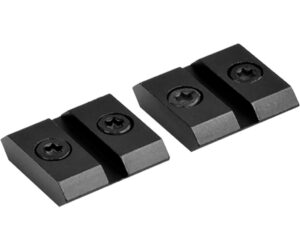 Warne Maxima 2 Piece Steel Scope Bases Matte Black Marlin Levered