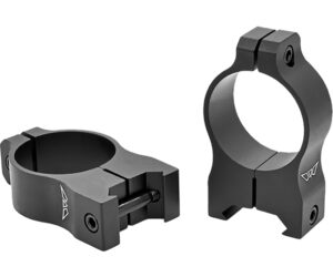 Warne Vapor Aluminum Scope Rings Matte Black 30mm High
