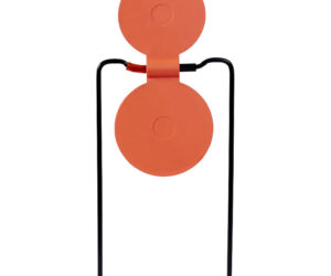 EzAim Holey Spinner Target Orange 2 Circles