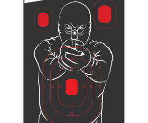 EzAim Splash Bad Guy Targets 12x18 5 pk.