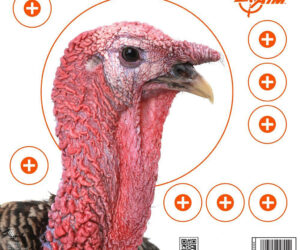 EzAim Four Color Turkey Patterning Paper Targets 12x12 6 pk.