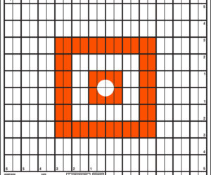 EzAim Grid Paper Targets 12x12 12 pk.