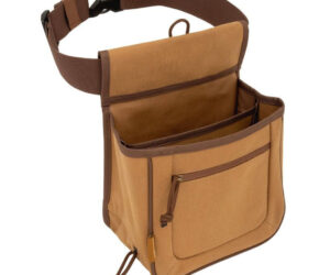Allen Rival Double Compartment Shell Bag Brown