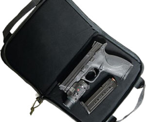 GPS Memory Foam Pistol Case Green and Black