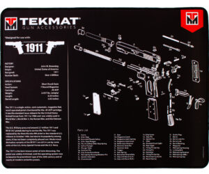 Tekmat Ultra 20 Pistol Cleaning Mat Black 1911 Gun