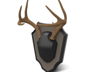 Hunters Specialties Antler Skull Cap Mount Black