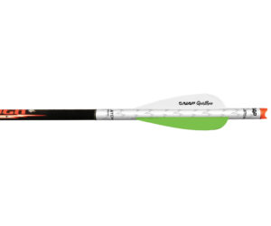 NAP Quikfletch Twister Fletch Rap White and Green 2 in.