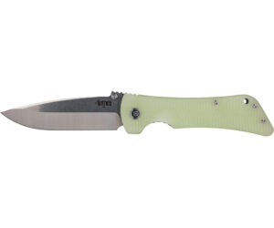 Southern Grind Bad Monkey Folding Knife 4 in.  Drop Point Satin w/Jade Ghost Green Handle