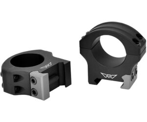 Warne Hyperlite Scope Rings Matte Black 1 in. Medium
