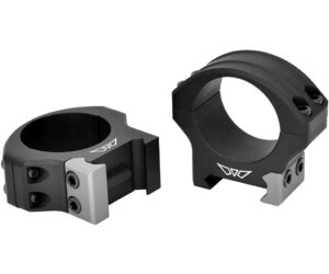 Warne Hyperlite Scope Rings Matte Black 30mm Low