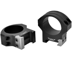 Warne Hyperlite Scope Rings Matte Black 30mm Medium