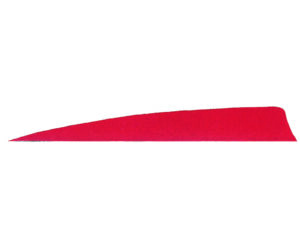 Gateway Shield Cut Feathers Red 5 in. RW 50 pk.