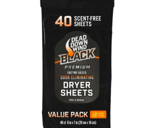 Dead Down Wind BLACK Premium Dryer Sheets 40 pk.