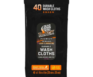 Dead Down Wind BLACK Premium Field Wash Cloths 40 pk.