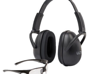 ULTRX Blocker Ear and Eye Protection Combo Black