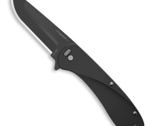 Outdoor Edge Razor VX1 EDC Knife Aluminum Black 3 in.