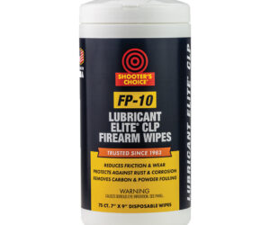 Shooters Choice FP-10 Lubricant Elite CLP Wipes 75 pk.
