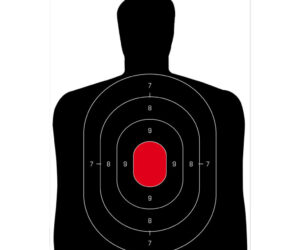Birchwood Casey Silhouette Target 12x18 Black/Red 1 each