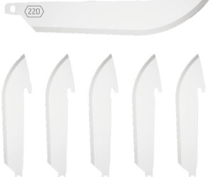 Outdoor Edge Drop Point Replacement Blades Stainless 2.2 in. 6 pk.