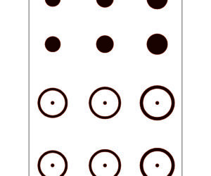 Gunstar Mongo Target Reticle Set Black