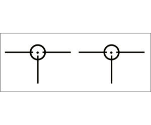 Gunstar Tactical 3D 1 Reticle Black