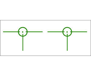 Gunstar Tactical 3D 1 Reticle Green