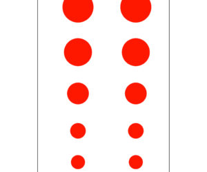 Gunstar Colossal Dots Set Orange