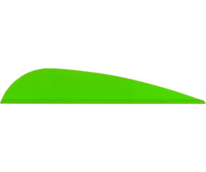 AAE Trad Vanes Bright Green 3 in. 50 pk.