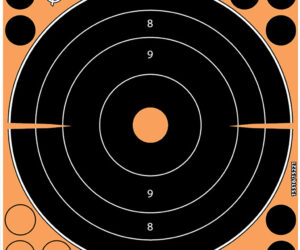 EzAim Splash Bullseye Paper Target 8x8 30 pk.