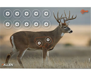 EzAim Four Color Whitetail Paper Target 16.5x24 2 pk.